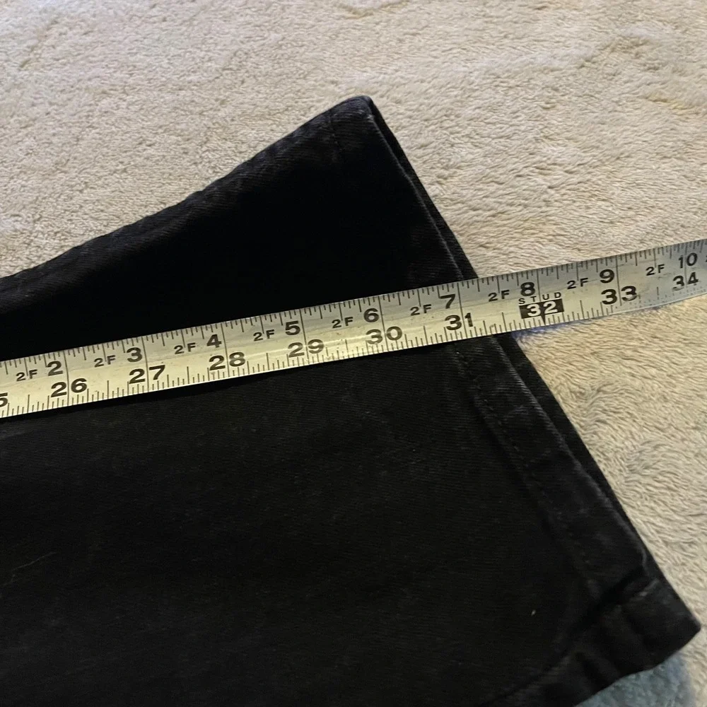 Levis 511 Jeans Mens 40x32 Black Slim Fit Denim Pants Stretch Western Streetwear